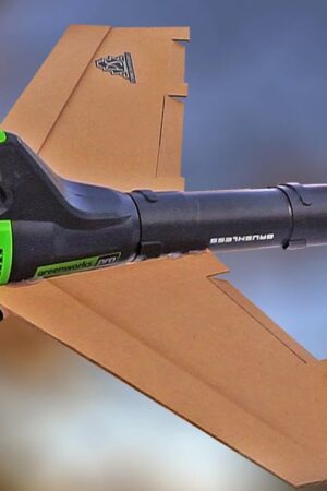 FLYING Leaf Blower RC airplane Mk2